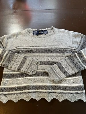 Cárdigan vintage Liz Claiborne Sport M 36”x18” mezcla de lana corta boho cottagecore Foto 1 de 4