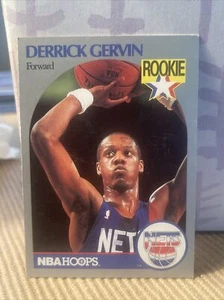 1990-91 NBA Hoops #196 DERRICK GERVIN Nets JamiesJocks 🏈Free Shipping!!! - Picture 1 of 2