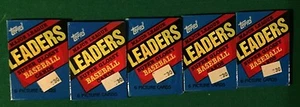 1987 Topps Mini Glossy Baseball Karten (Sätze von 5 ungeöffneten Packungen) - Bild 1 von 1