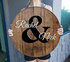 Wedding Guestbook Est And Bar Sign Gift Personalized Whiskey Barrel Home decor