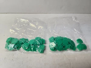 Tokette II Greenwald Tipo 2 Gettoni Lavanderia Lotto di 200 Gettoni Nuovi Verde - Foto 1 di 3