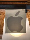 Apple Mac Logo BIG   - WHITE - Vinyl Sticker Decal - MM4.1412
