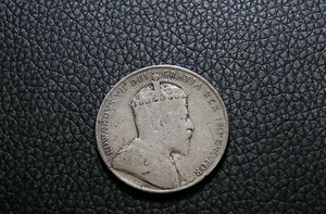 1906 Canada 50 centesimi mezzo dollaro canadese .925 moneta d'argento - Foto 1 di 2
