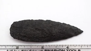 Columbia River artifacts - #73.-330 - Basalt Cascade Leaf point - Priest Rapids - Picture 1 of 7
