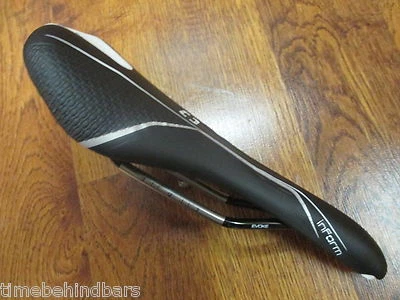 NEW BONTRAGER INFORM RACE X LITE RXL ENVOKE HOLLOW TITANIUM RAILLED BLACK SADDLE - Image 1 of 4