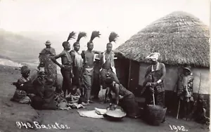 Lesotho - Basuto Eingeborene - ECHTES FOTO Jahr 1902 - Veröffentlichung. unbekannt - Bild 1 von 2