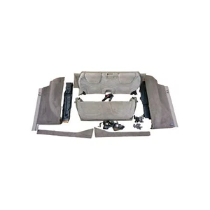 01-07 VOLVO V70 REAR FACING THIRD ROW JUMP SEATS CLOTH SET OEM - Picture 1 of 6