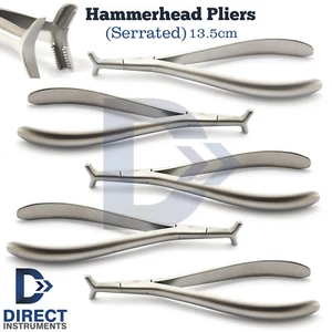 5 Stück Dental Kieferorthopädische Hammerkopfzange Wellenschliff Biegen NITI Cinch Tie Back - Bild 1 von 6