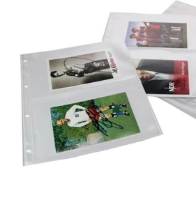 A4-Sammelhüllen-Prospekthüllen-Kartenhüllen-2x-A5-10-50-100-Pack - Picture 1 of 7