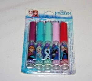 5 Piece Lip Smacker Disney Frozen  Liquid Lip Gloss (see pic for flavors) - Picture 1 of 2