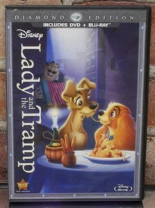 DISNEY Lady and the Tramp Blu-ray/DVD, 2012, 2-Disc Diamond Edition - Picture 1 of 7