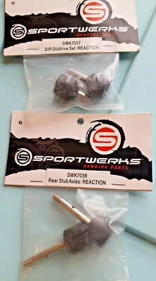 Sportwerks Reaction parts:  SWK7037 Diff Outdrive Set & SWK7038 Rear Stub Axles - Image 1 of 4