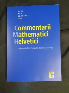 Commentarii Mathematici Helvetici Vol.96 No.4 pp. 631-851 2021 EMS Press NEW - Picture 1 of 2