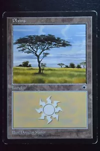 Magic The Gathering MTG PLAINS (NO FLOWERS) Portal MP Moderately Played - Picture 1 of 2