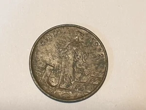 Regno d'Italia Vittorio Emanuele III 1 Centesimo Italia su Prora 1912 - Picture 1 of 3