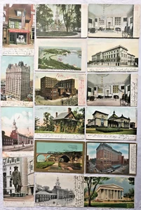 Philadelphia, Pennsylvania Antique Lot of 16 UDB Postcards circa 1900-1908 - Picture 1 of 18