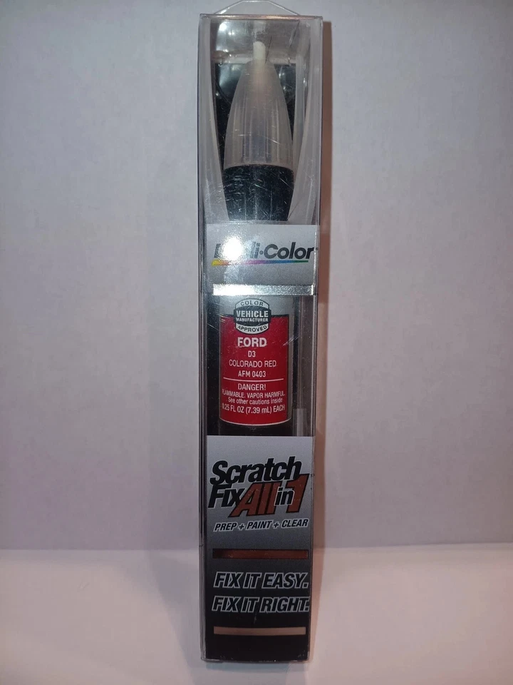 Ford Colorado Red Dupli Color All in 1 Scratch Fix Touchup Paint AFM0403 D3 - Image 1 of 1