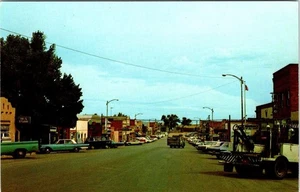 Gillette WY Wyoming DOWNTOWN STRASSENSZENE Kays Studio ~ Autos CAMPBELL CO Postkarte - Bild 1 von 2