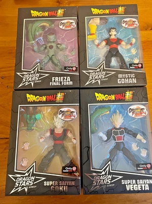 Dragon Stars Bandai Dragon Ball Super Game Stop Lote Exclusivo (4) Raro Vendedor de EE. UU. Foto 1 de 3