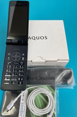 SHARP AQUOS Keitai 3 805SH Android Flip Phone Black Unlocked From Japan - Image 1 of 4