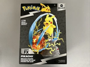 Jazwares x Pokemon 1/10 Scale Pikachu Deluxe Figure Select Light FX Electronic - Picture 1 of 7