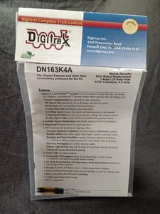 Digitrax DN163K4A N-Scale Mobile Decoder DCC Board Replacement for Kato Locos - Picture 1 of 5