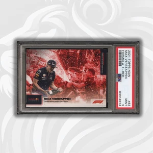 PSA 9 - /10 Max Verstappen #83 - Red - 2021 Topps Now F1 - Picture 1 of 3