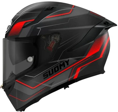 Casco de motocicleta visual rojo Suomy Speedstar 2 Foto 1 de 2