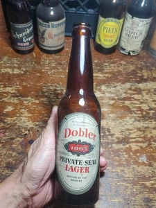 Rare Dobler 1865 Private Seal Lager Beer 12oz IRTP Bierflasche LEER Flasche  - Bild 1 von 6