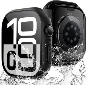 2 Pack Waterproof Case Designed for Apple Watch Series 10 46Mm, [IP67 Waterproof - Photo 1 sur 12