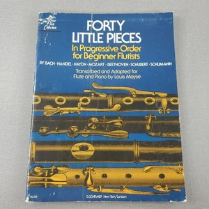 Vierzig kleine Stücke in progressiver Reihenfolge für Anfänger Flötisten & Klavier von Moyse  - Bild 1 von 7