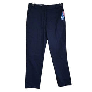 Nautica Girls School Uniform Size 18.5 Plus Adjustable Waist Skinny Bootcut Navy - Picture 1 of 8