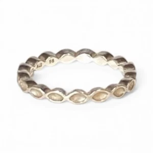 Pandora Silver Better Together Stackable 925 Silver Band Ring size 7.5 - Picture 1 of 3