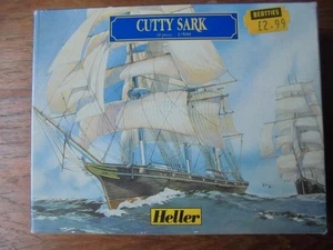 Heller 1/500 Cutty Sark model kit - complete - Picture 1 of 1