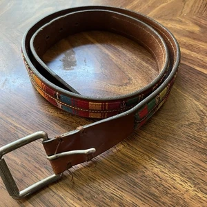 Johnston & Murphy Black Leather Dress Belt - Men's Size 38 - Picture 1 of 8