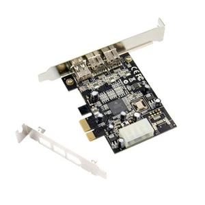 Controller-Karte PCIe zu IEEE1394 A+B 100/200/400/800Mbps Breite Kompatibilität - Bild 1 von 13