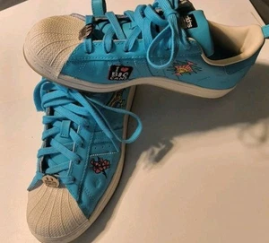 Adidas Originals Superstar Arizona Iced Tea White Teal Shoes GZ2871 Mens 6 EUC - Picture 1 of 10
