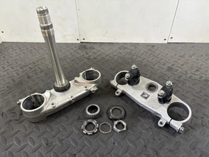 08-09 2009 CRF250R CRF250 OEM Triple Tree Upper Lower Clamps Fork Holder - Foto 1 di 19