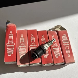 AC Delco 45 Original Spark Plugs NOS X6 - Picture 1 of 4