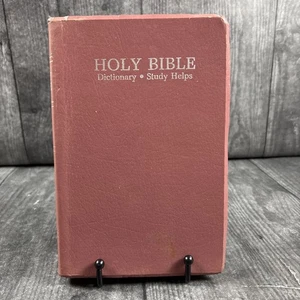 Holy Bible NKJV New King James Version Words of Christ in Red Dictionary... - Imagen 1 de 9