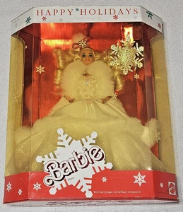 Vintage 1989 Happy Holidays Barbie Doll Special Edition - Picture 1 of 5