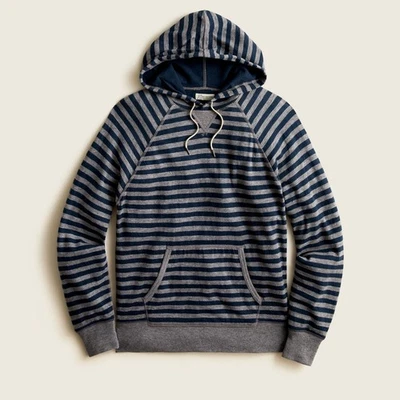 Sudadera con Capucha J Crew Para Hombre Mediana M Sudadera Doble Punto Pullover Rayas Rugby Suave Foto 1 de 4