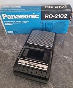 Reproductor de casete de cinta portátil Panasonic Slim Line RQ-2102 grabadora en caja funcionando - Imagen 1 de 17