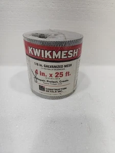 Construction Metals KM425 Kwik Mesh Multi-Use Screening 4 In. x 25 Ft  1/8 Inch - Picture 1 of 3