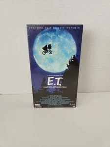 1982 E.T. The Extra-Terrestrial VHS Universal MCA 04789777012 GREEN FLAP SEALED - Imagen 1 de 7