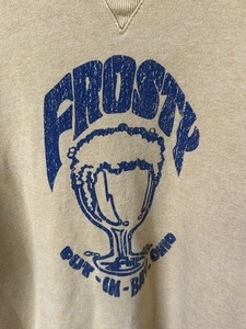Frosty Bar, Put-In-Bay, Yellow, beer glass logo, crewneck with thumb holes. 2XL - Picture 1 of 6
