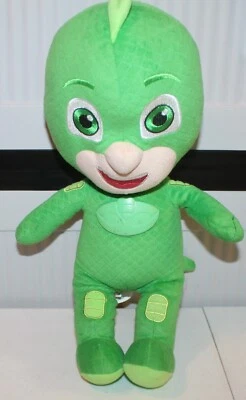 Disney Junior PJ Máscaras Peluche Gekko Canta Habla Ilumina Juguete Muñeca Verde 14” Foto 1 de 2