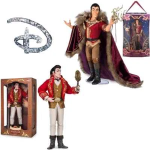 👸 Disney Lot 2 Gaston Dolls - Limited Masquerade Beauty and the Beast - Picture 1 of 1