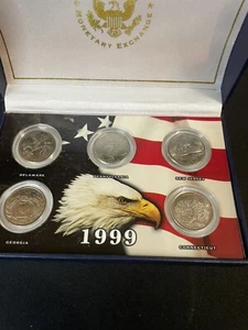 1999 -2004 State Quarter Set Uncirculated, Mix of Denver & Philadelphia Mints. - Picture 1 of 8
