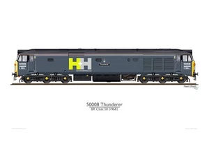 50008 "Thunderer" (H&H Livery) - Druck - Bild 1 von 1